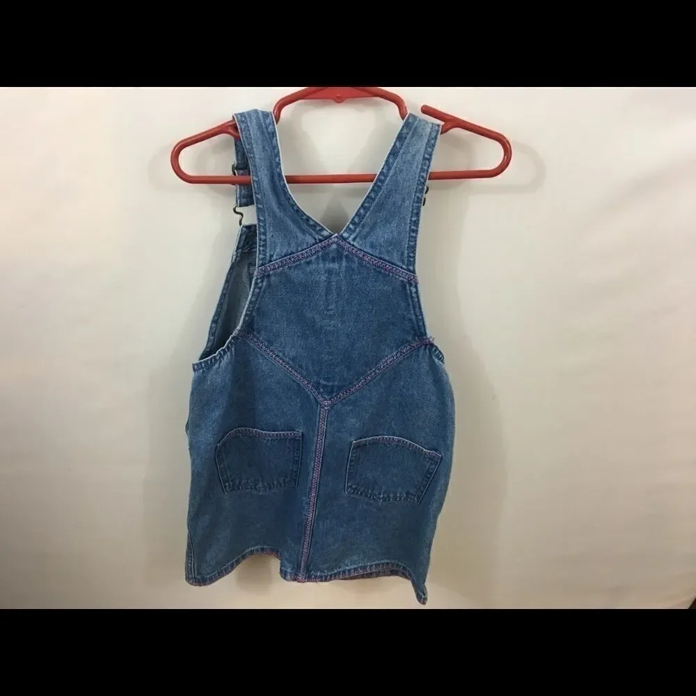Disney Kids Girls Jumper 4/5 Denim Flowers NWOT